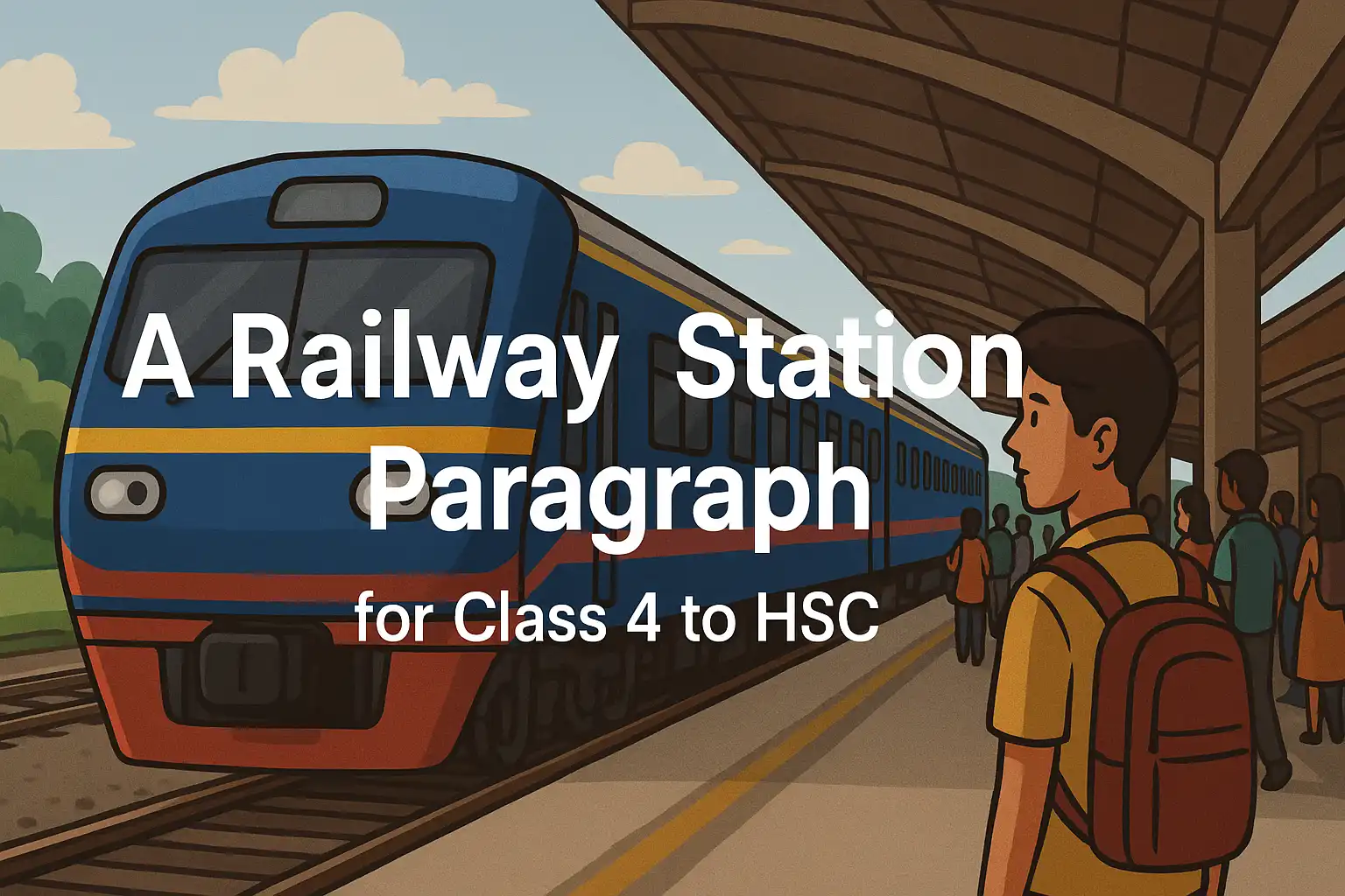 A Railway Station Paragraph for Class 4 to HSC