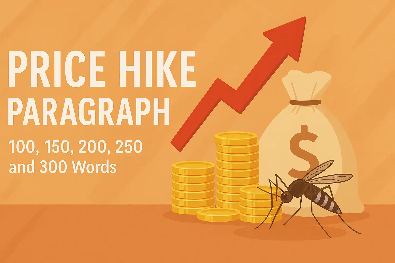 Price Hike Paragraph in 100, 150, 200, 250 and 300 Words