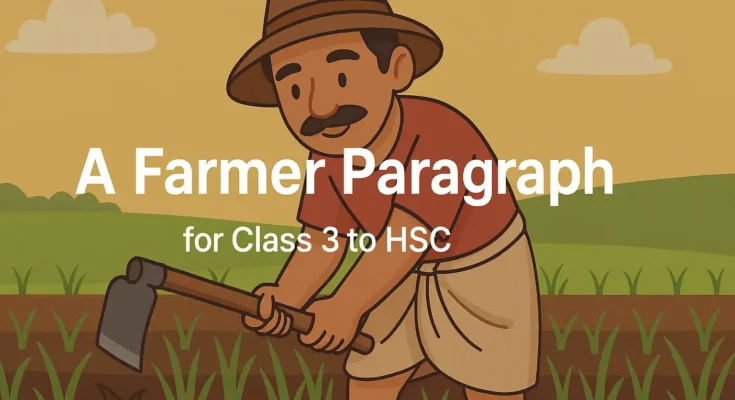 A Farmer Paragraph for Class 3 to 12