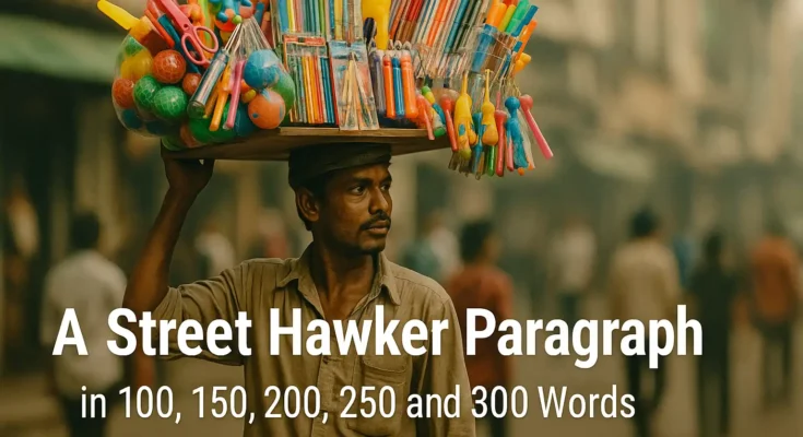 A Street Hawker Paragraph in 100, 150, 200, 250 and 300 Words