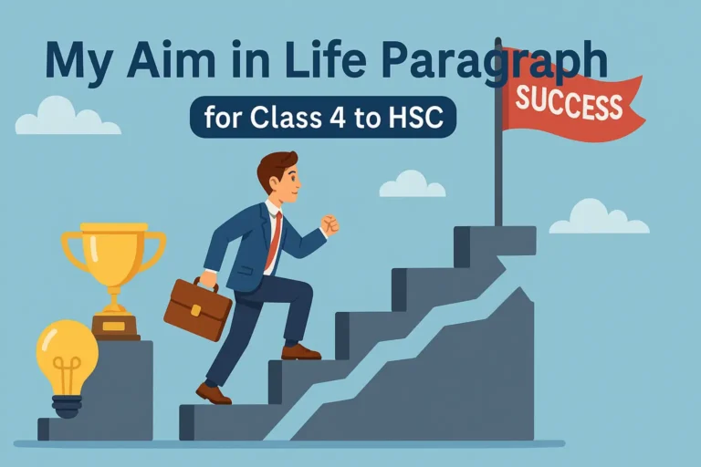 My Aim in Life Paragraph for Class 4 to HSC