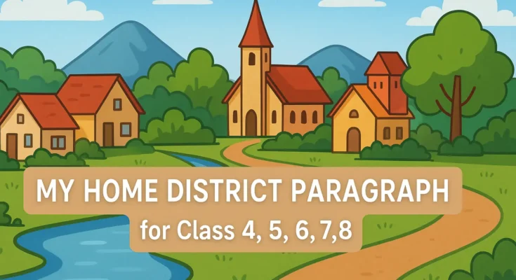My Home District Paragraph for Class 4, 5, 6, 7, 8