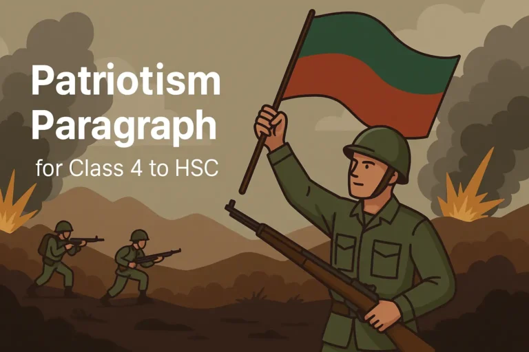 Patriotism Paragraph for Class 4 to HSC