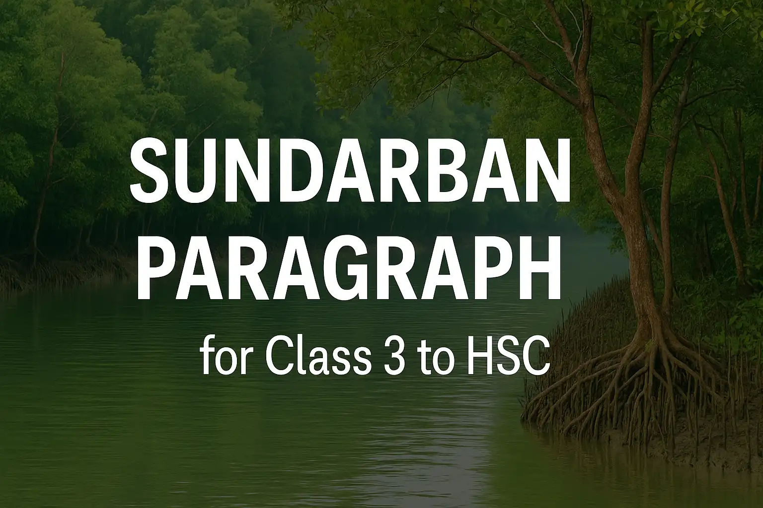 Sundarban Paragraph for Class 3 to HSC
