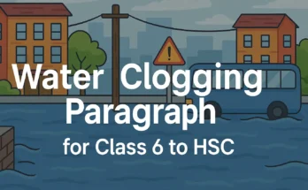 Water Clogging Paragraph for Class 6 to HSC